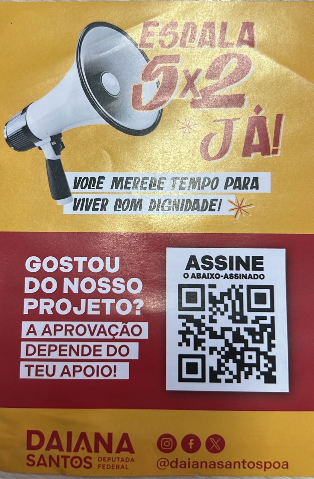 FIM DA ESCALA 6x1