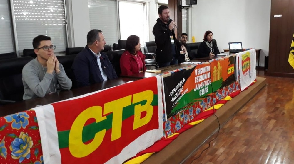 No último sábado dia 19/05, CTB-RS realizou encontro da juventude